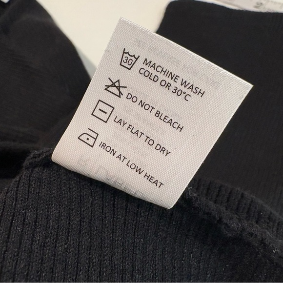 The Reset Ribbed 3/4 Sleeve Pullover Linen Blend Boatneck Knit Top, Size S/M - Picture 11 of 13